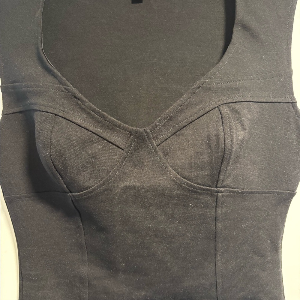 Aqua Black Women's Tank Top Size Small
